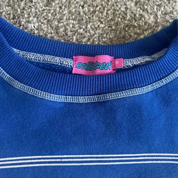 EDIKTED: Crewneck + Biker Short Set - Picture 4 of 5